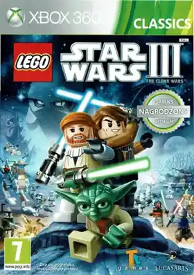 Lego Star Wars 3 The Clone Wars (USA) box cover front